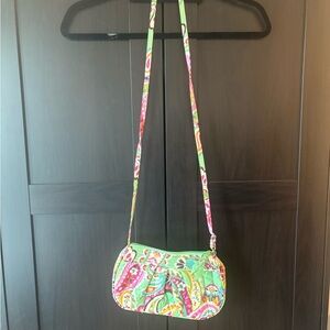 Vera Bradley Quilted Shoulder Bag in Paisley Floral Print – Retired Pattern
